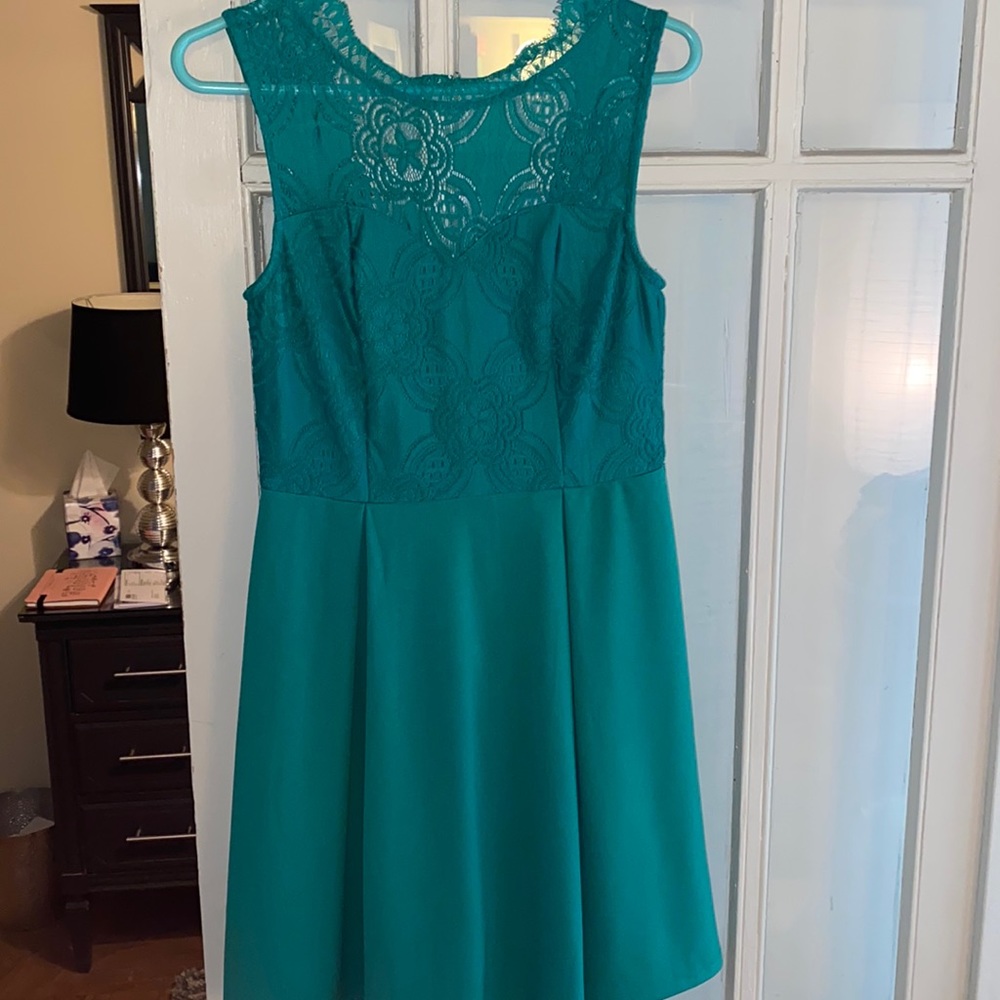 EUC Emerald green dress